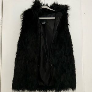 Me Jane black fur jacket